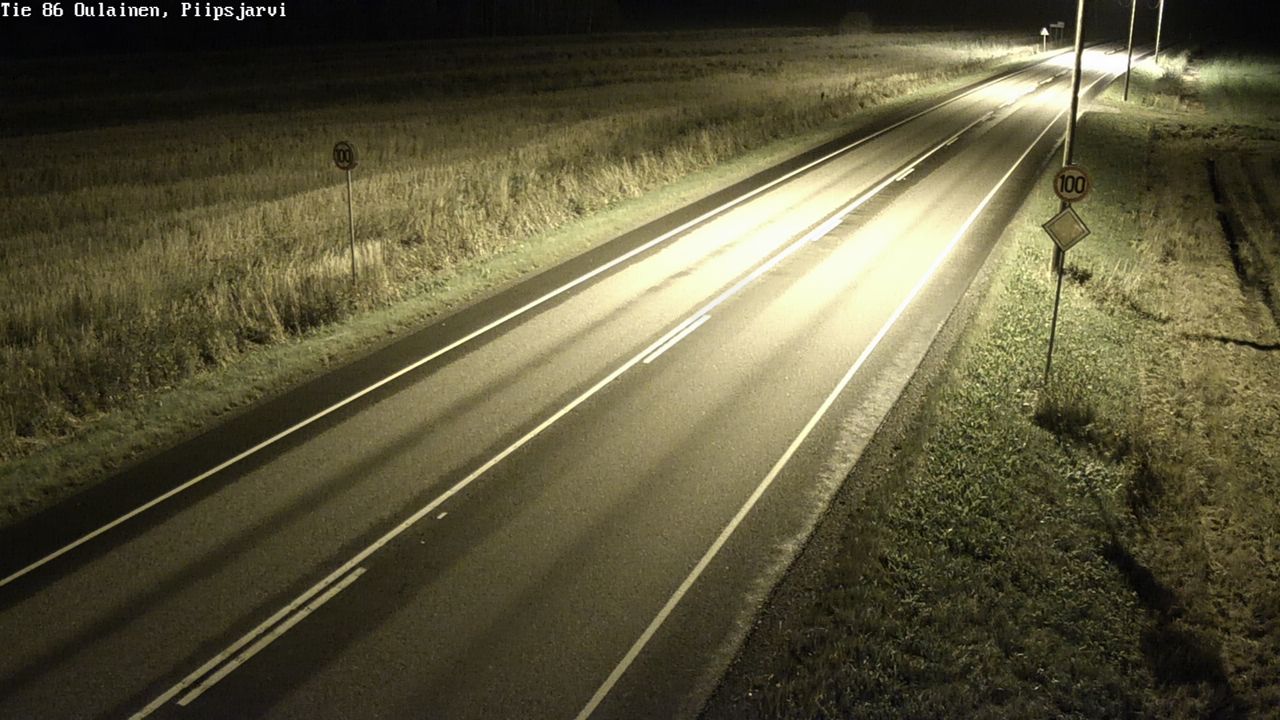 Weather Camera Image Road 86 Oulainen, Piipsjärvi, Oulainen, Pohjois-Pohjanmaa