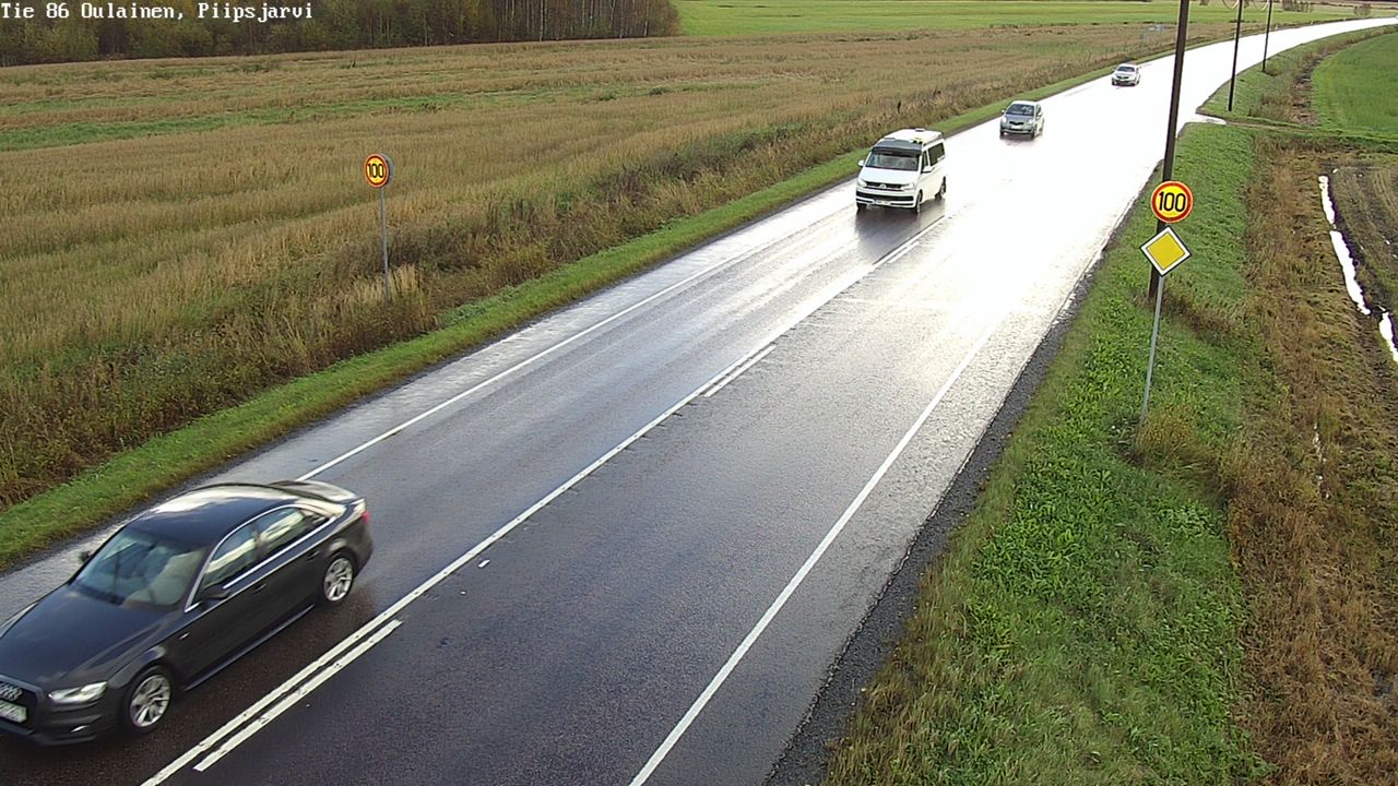 Weather Camera Image Road 86 Oulainen, Piipsjärvi, Oulainen, Pohjois-Pohjanmaa