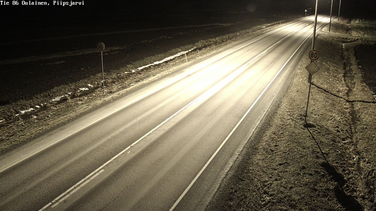 Kelikamerat Kuva Tie 86 Oulainen, Piipsjärvi, Oulainen, Pohjois-Pohjanmaa