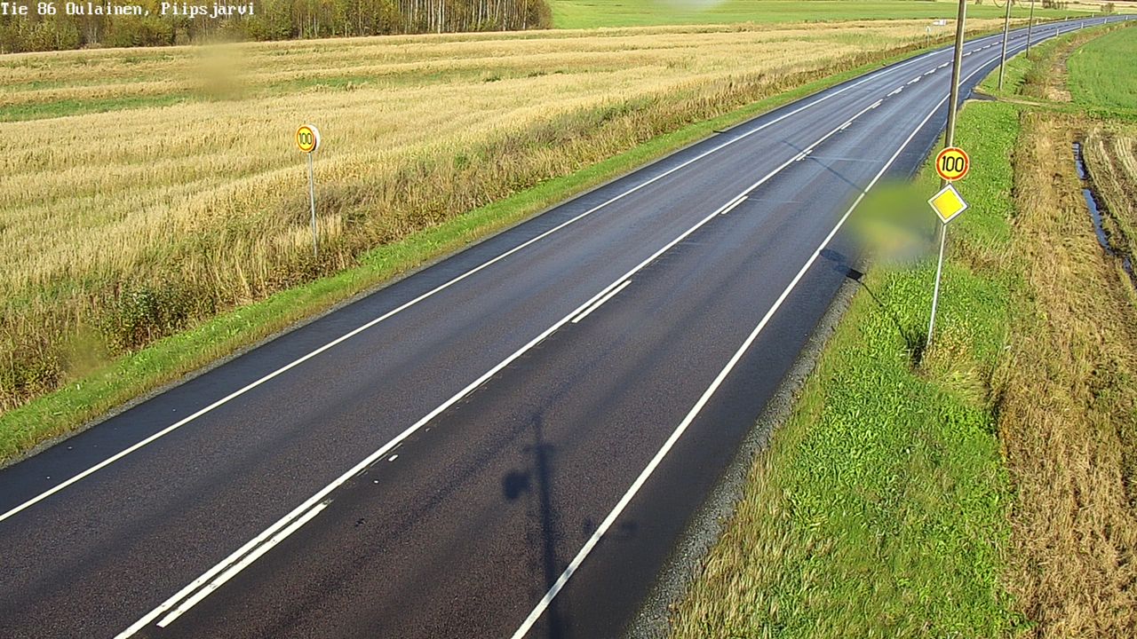 Weather Camera Image Road 86 Oulainen, Piipsjärvi, Oulainen, Pohjois-Pohjanmaa