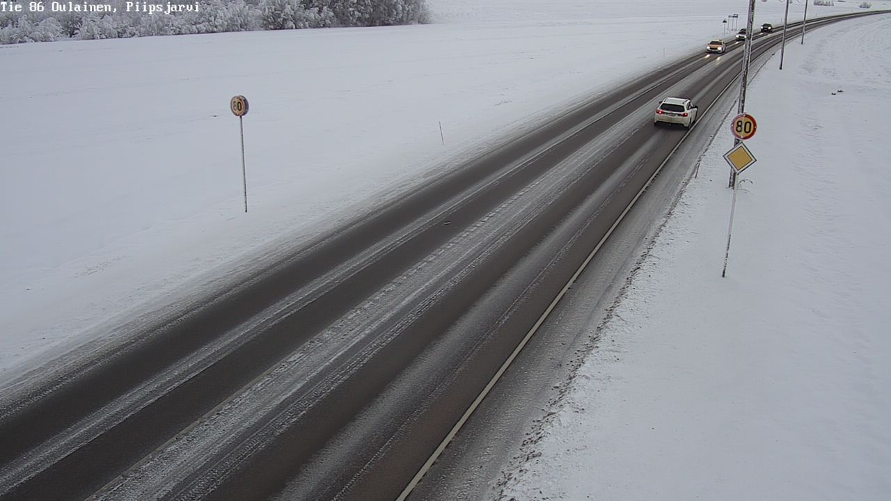 Kelikamerat Kuva Tie 86 Oulainen, Piipsjärvi, Oulainen, Pohjois-Pohjanmaa