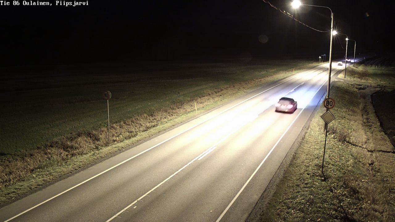 Kelikamerat Kuva Tie 86 Oulainen, Piipsjärvi, Oulainen, Pohjois-Pohjanmaa