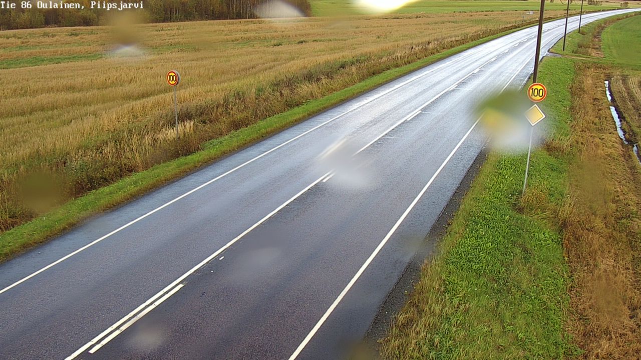 Weather Camera Image Road 86 Oulainen, Piipsjärvi, Oulainen, Pohjois-Pohjanmaa