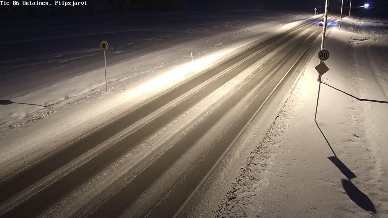 Kelikamerat Kuva Tie 86 Oulainen, Piipsjärvi, Oulainen, Pohjois-Pohjanmaa