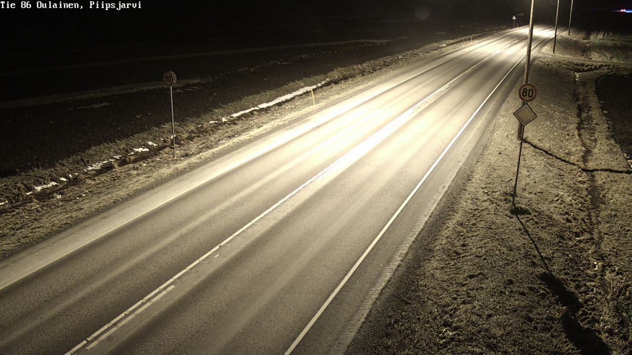 Kelikamerat Kuva Tie 86 Oulainen, Piipsjärvi, Oulainen, Pohjois-Pohjanmaa