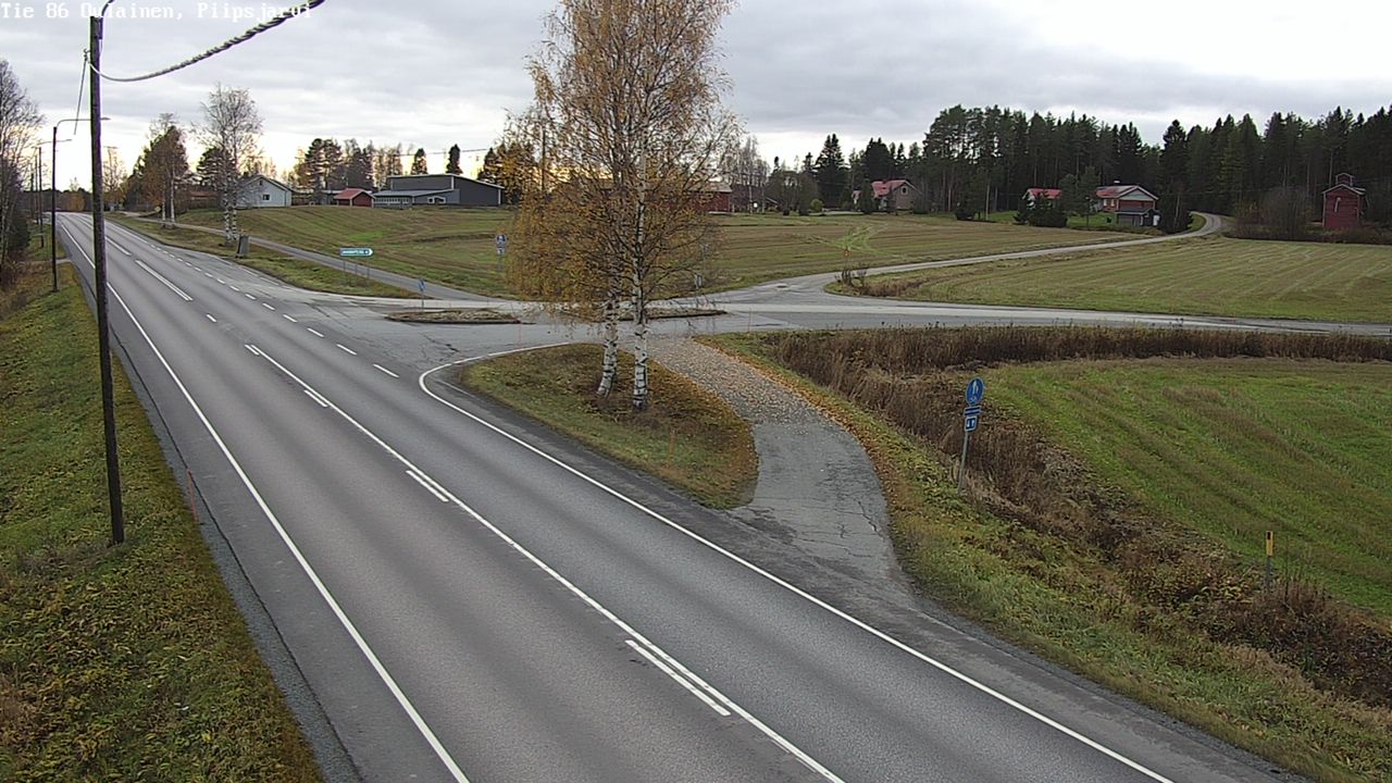 Kelikamerat Kuva Tie 86 Oulainen, Piipsjärvi, Oulainen, Pohjois-Pohjanmaa
