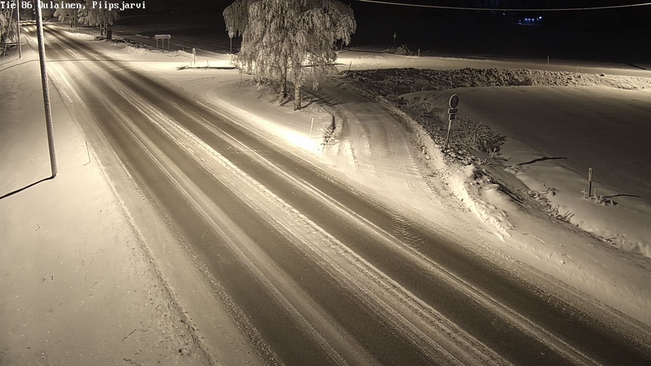 Kelikamerat Kuva Tie 86 Oulainen, Piipsjärvi, Oulainen, Pohjois-Pohjanmaa