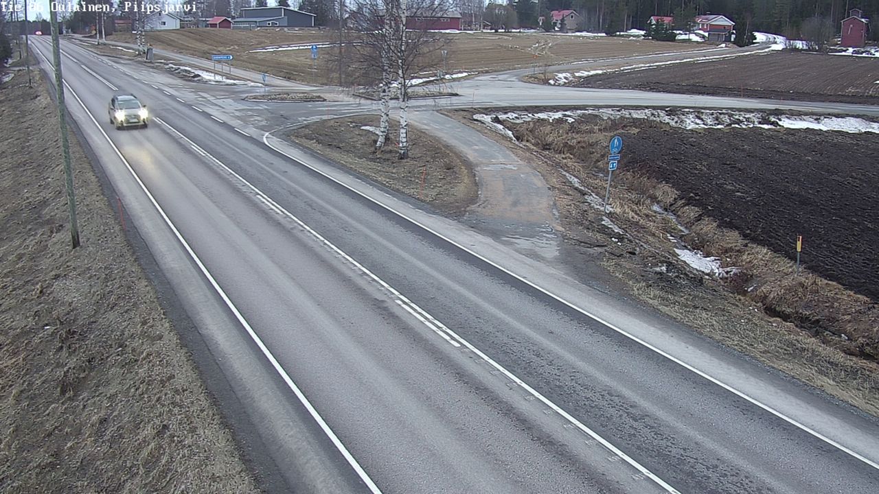 Weather Camera Image Road 86 Oulainen, Piipsjärvi, Oulainen, Pohjois-Pohjanmaa