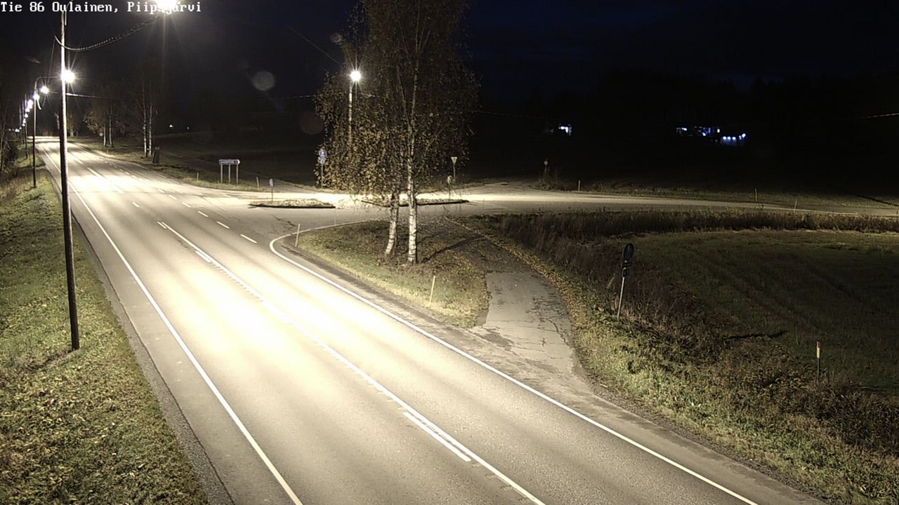 Kelikamerat Kuva Tie 86 Oulainen, Piipsjärvi, Oulainen, Pohjois-Pohjanmaa