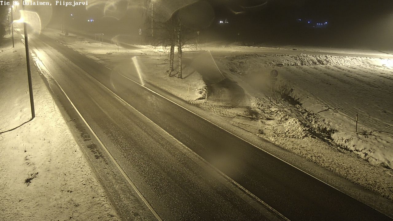 Weather Camera Image Road 86 Oulainen, Piipsjärvi, Oulainen, Pohjois-Pohjanmaa