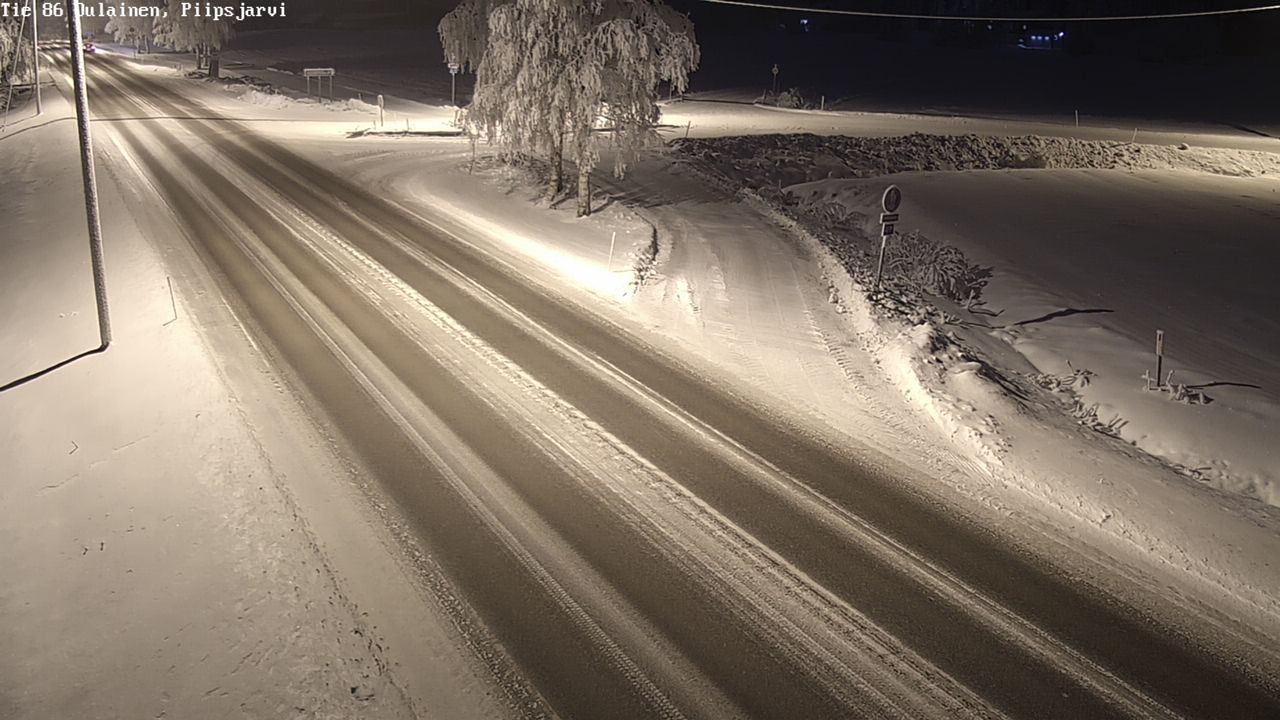 Kelikamerat Kuva Tie 86 Oulainen, Piipsjärvi, Oulainen, Pohjois-Pohjanmaa