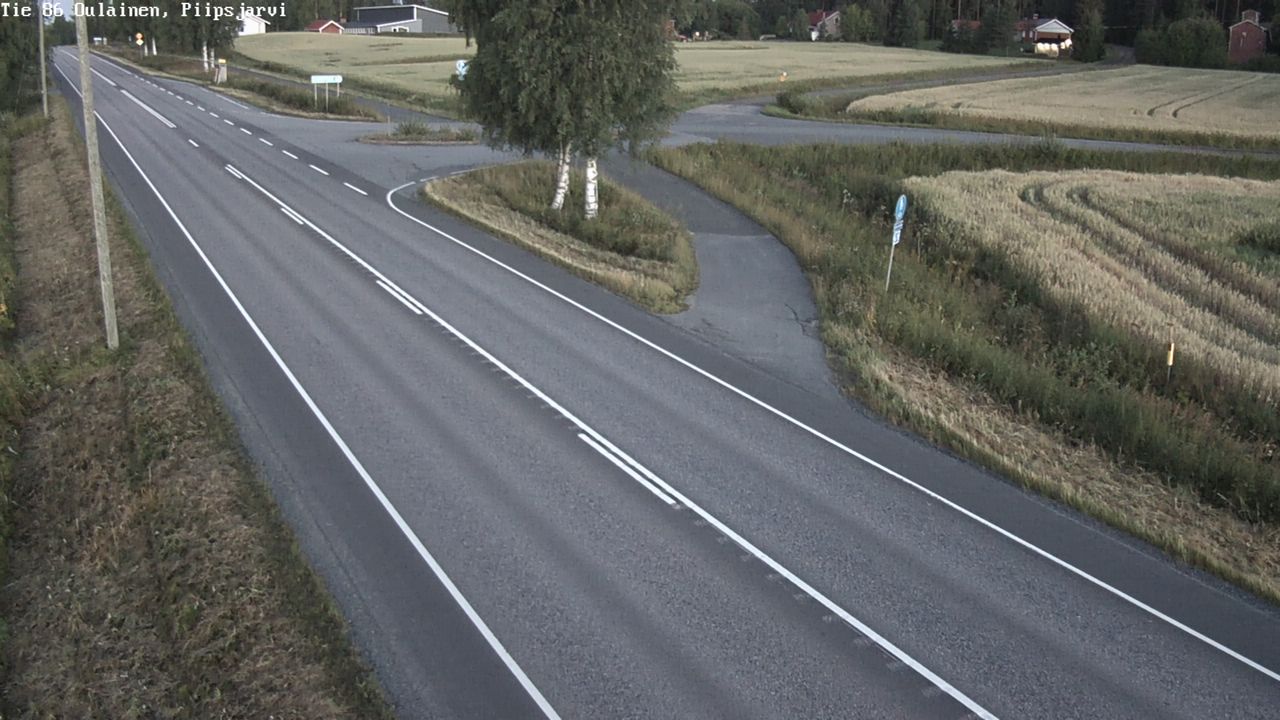 Kelikamerat Kuva Tie 86 Oulainen, Piipsjärvi, Oulainen, Pohjois-Pohjanmaa