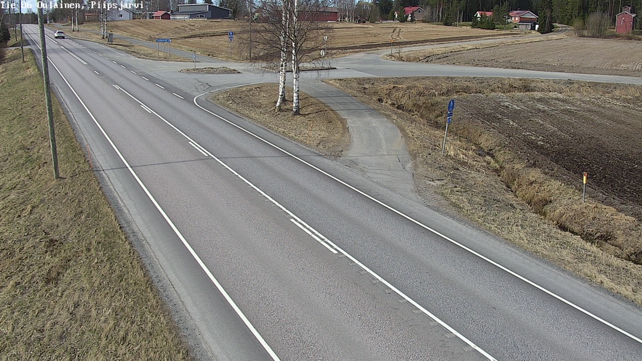Weather Camera Image Road 86 Oulainen, Piipsjärvi, Oulainen, Pohjois-Pohjanmaa