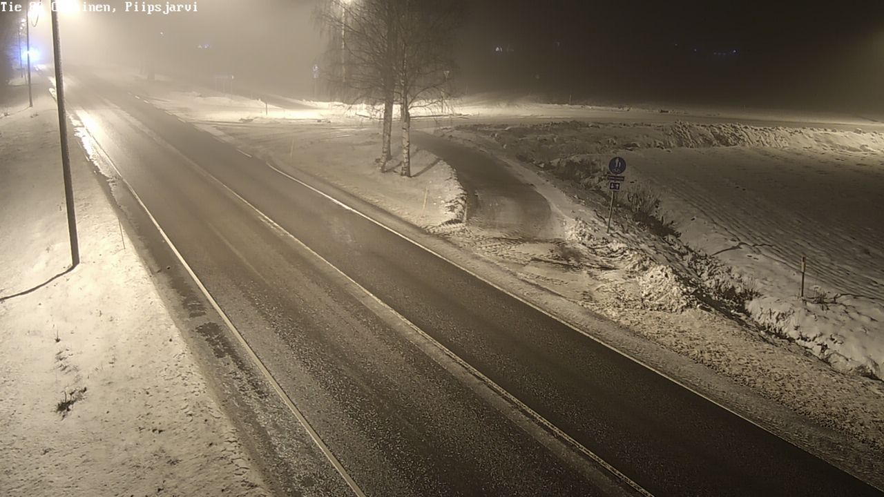 Weather Camera Image Road 86 Oulainen, Piipsjärvi, Oulainen, Pohjois-Pohjanmaa