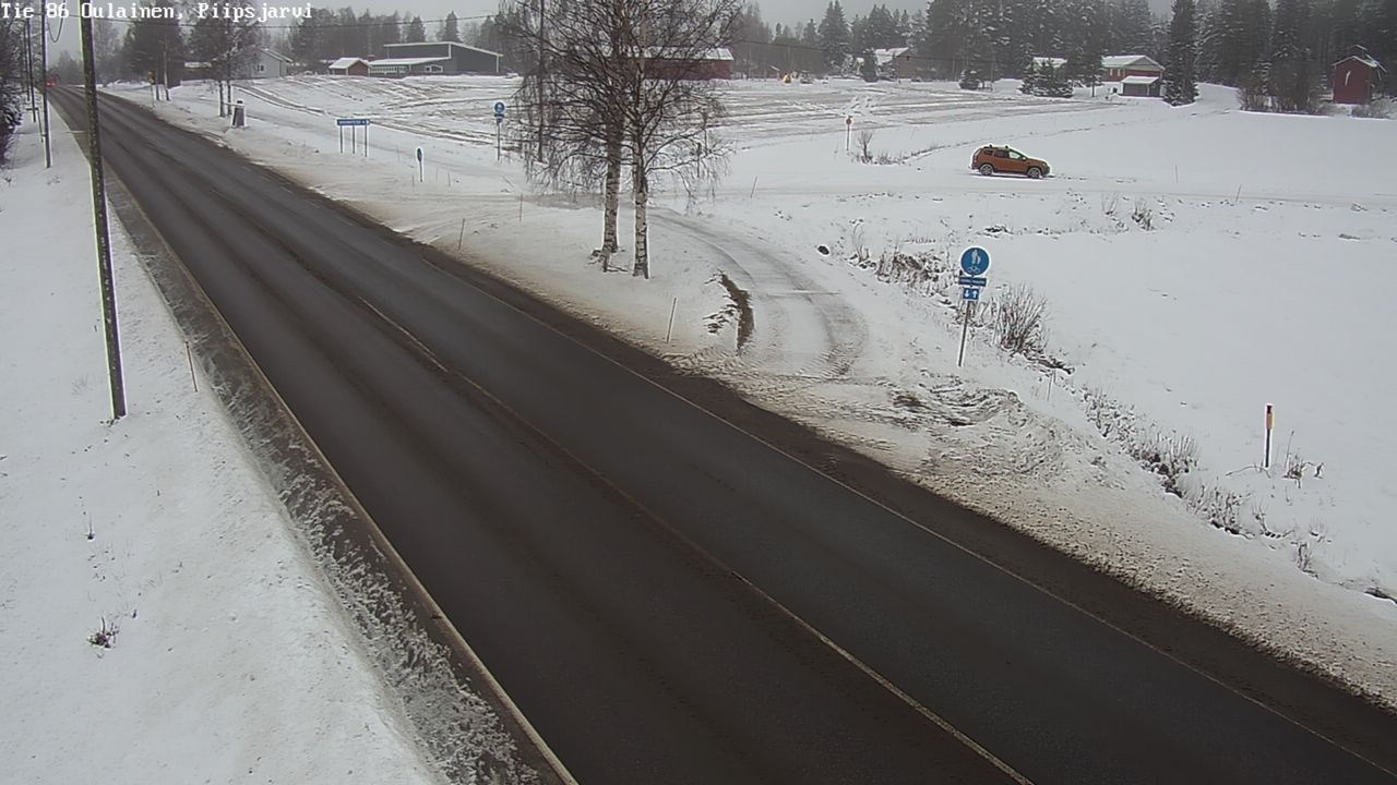 Kelikamerat Kuva Tie 86 Oulainen, Piipsjärvi, Oulainen, Pohjois-Pohjanmaa