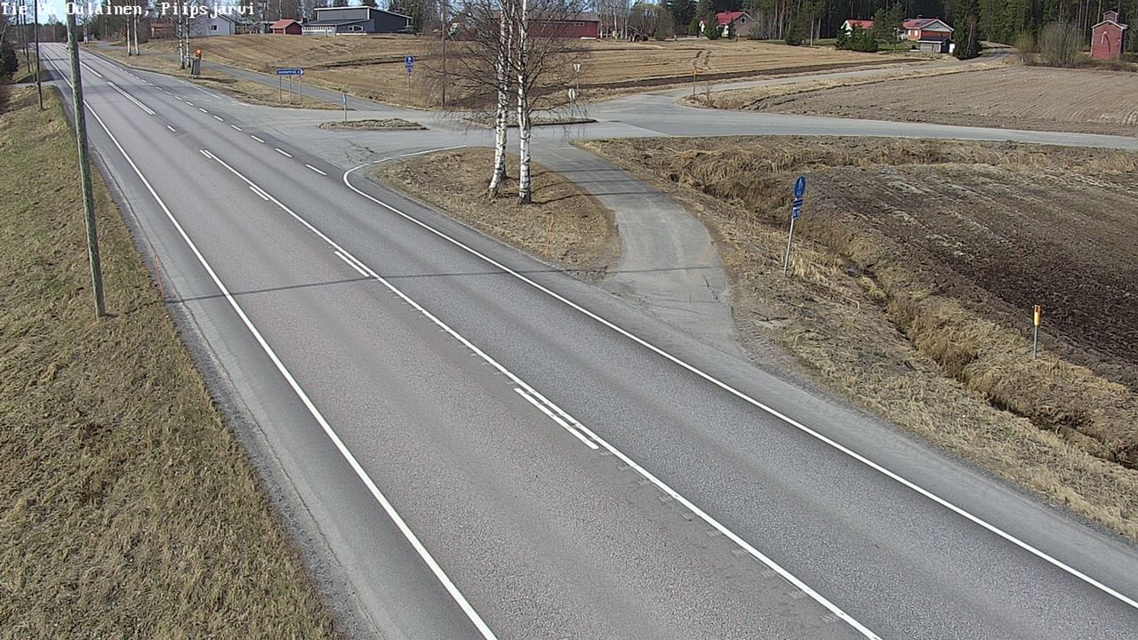 Weather Camera Image Road 86 Oulainen, Piipsjärvi, Oulainen, Pohjois-Pohjanmaa