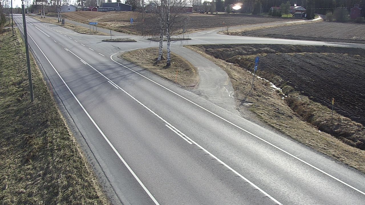 Weather Camera Image Road 86 Oulainen, Piipsjärvi, Oulainen, Pohjois-Pohjanmaa