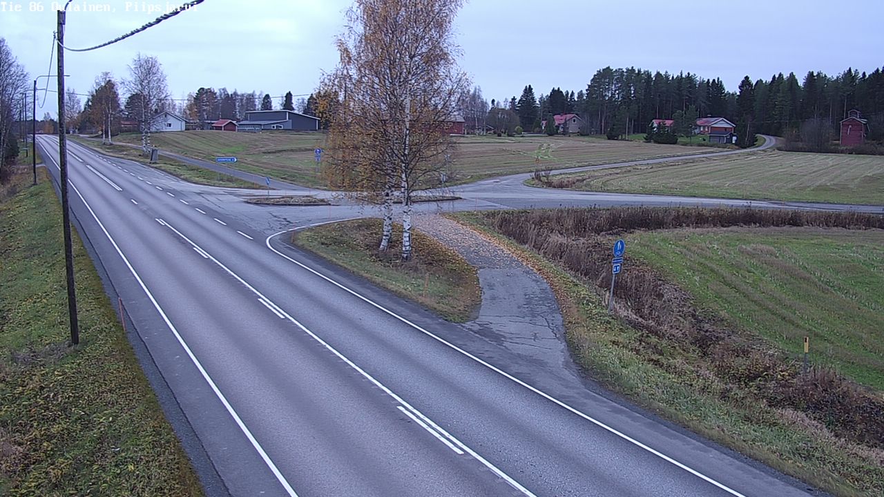 Kelikamerat Kuva Tie 86 Oulainen, Piipsjärvi, Oulainen, Pohjois-Pohjanmaa