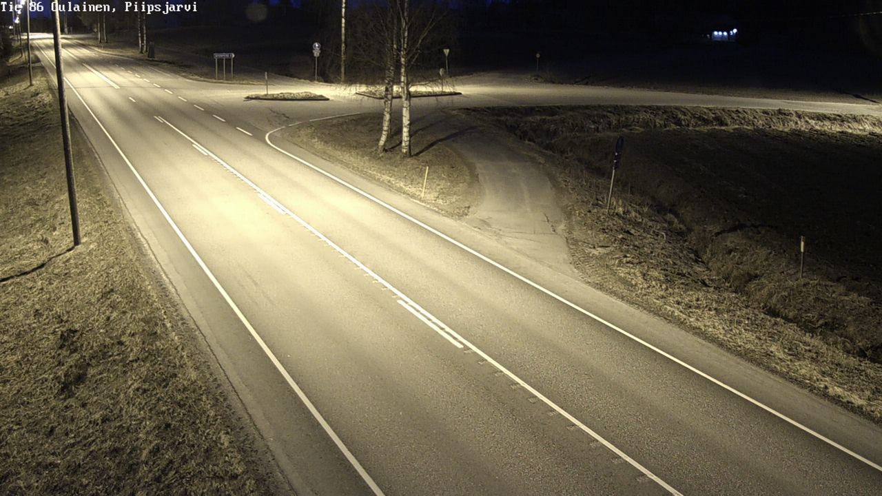 Weather Camera Image Road 86 Oulainen, Piipsjärvi, Oulainen, Pohjois-Pohjanmaa