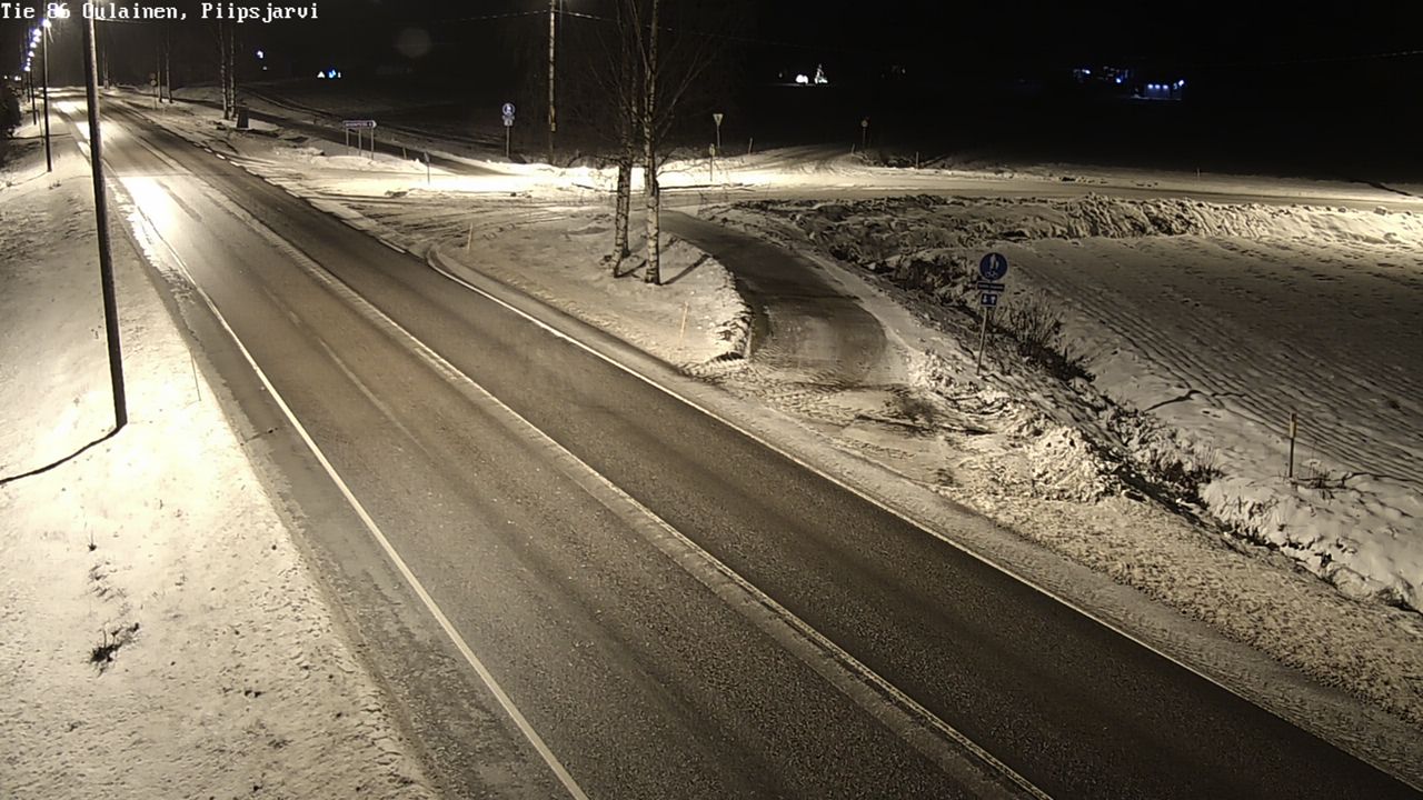 Weather Camera Image Road 86 Oulainen, Piipsjärvi, Oulainen, Pohjois-Pohjanmaa