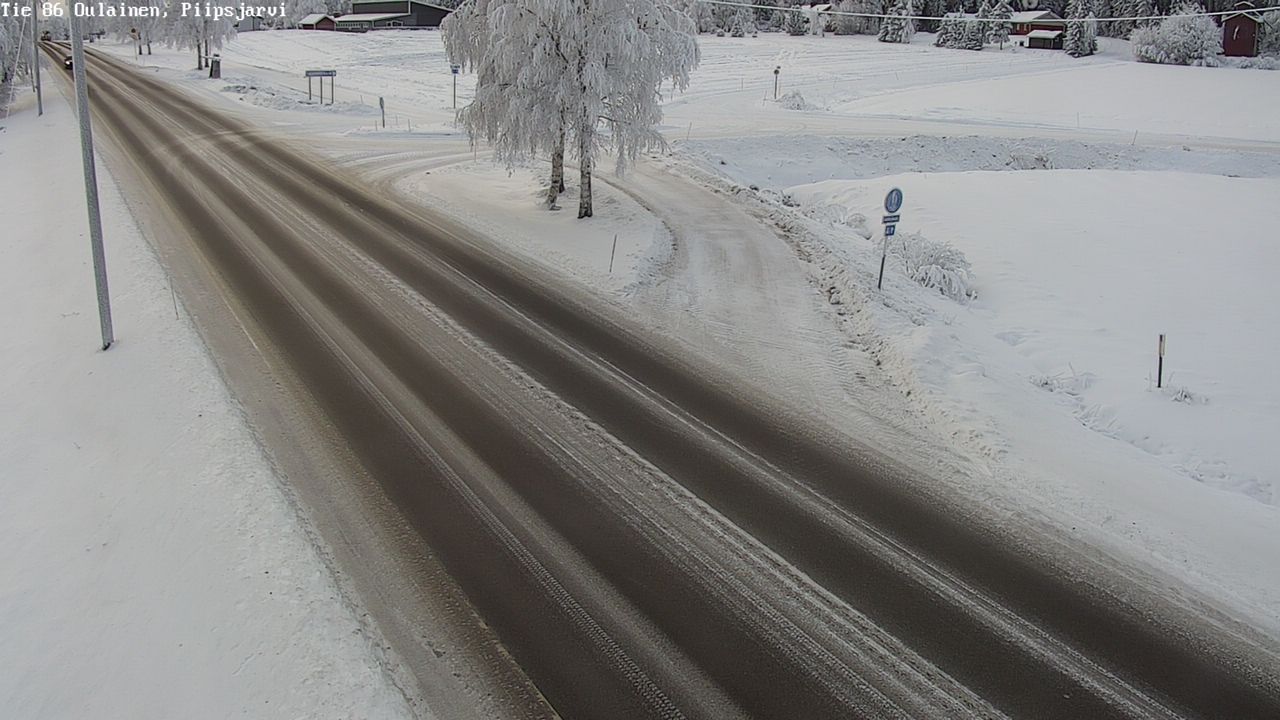 Kelikamerat Kuva Tie 86 Oulainen, Piipsjärvi, Oulainen, Pohjois-Pohjanmaa