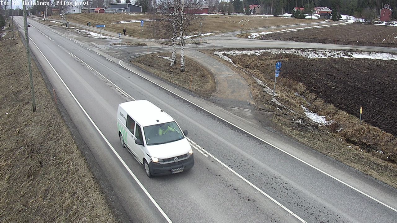 Kelikamerat Kuva Tie 86 Oulainen, Piipsjärvi, Oulainen, Pohjois-Pohjanmaa