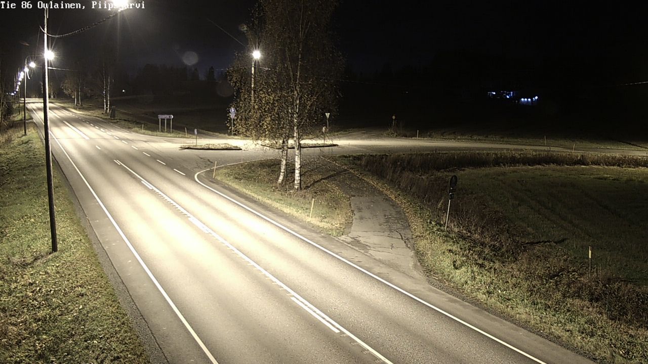 Kelikamerat Kuva Tie 86 Oulainen, Piipsjärvi, Oulainen, Pohjois-Pohjanmaa