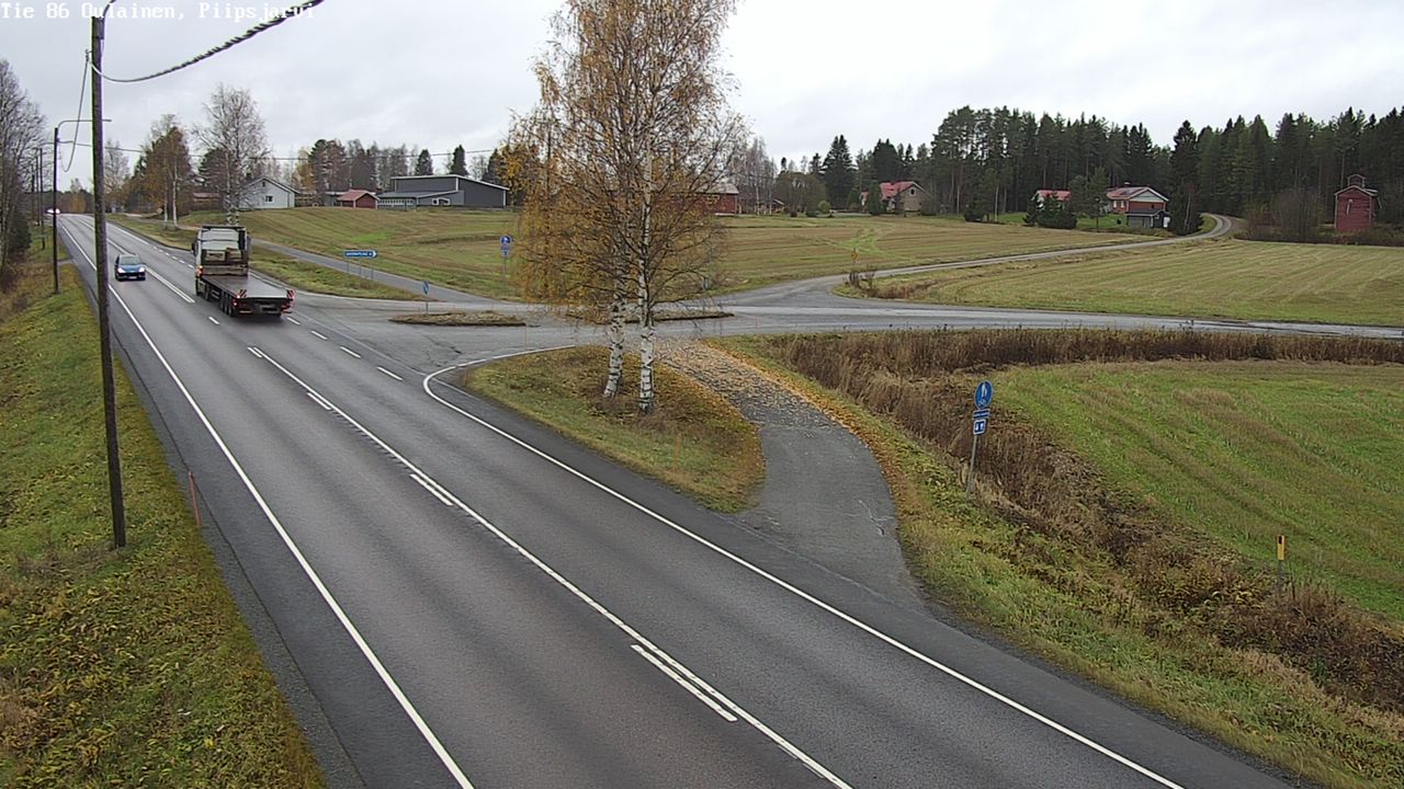 Kelikamerat Kuva Tie 86 Oulainen, Piipsjärvi, Oulainen, Pohjois-Pohjanmaa