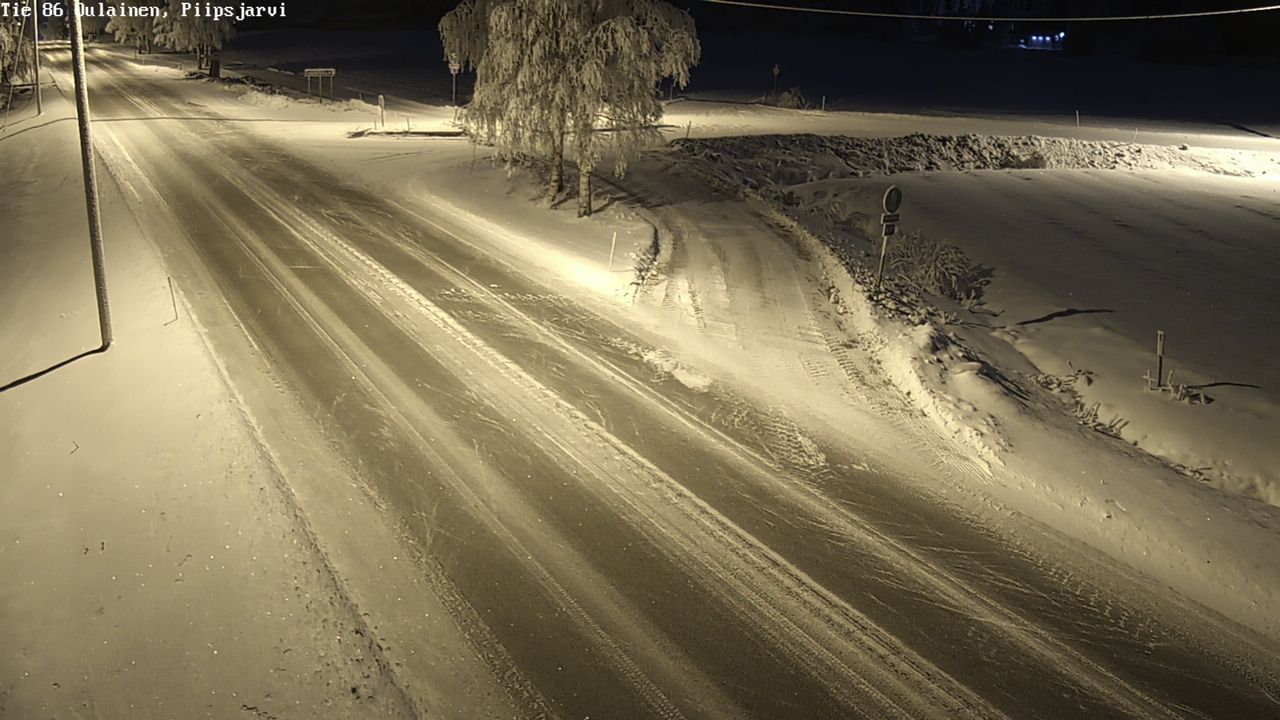 Kelikamerat Kuva Tie 86 Oulainen, Piipsjärvi, Oulainen, Pohjois-Pohjanmaa