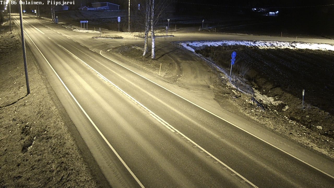 Kelikamerat Kuva Tie 86 Oulainen, Piipsjärvi, Oulainen, Pohjois-Pohjanmaa
