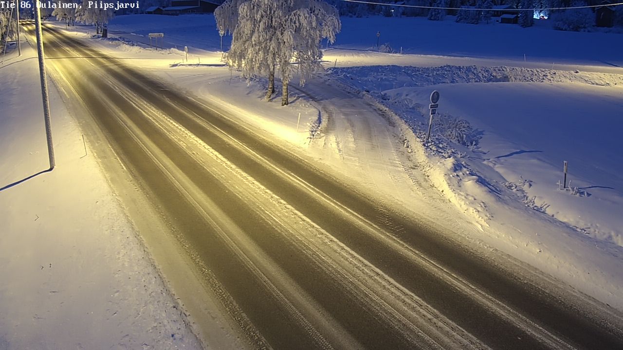 Kelikamerat Kuva Tie 86 Oulainen, Piipsjärvi, Oulainen, Pohjois-Pohjanmaa