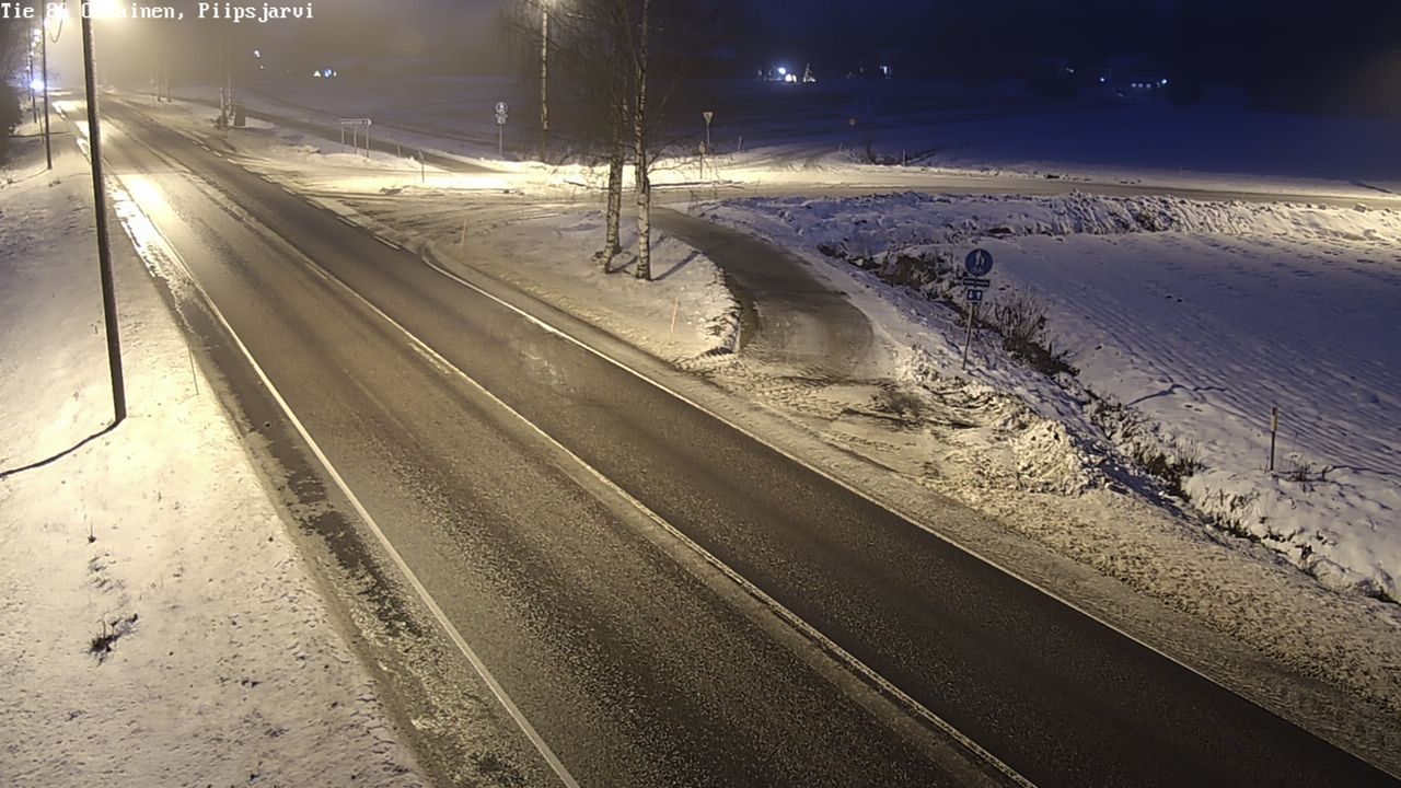 Weather Camera Image Road 86 Oulainen, Piipsjärvi, Oulainen, Pohjois-Pohjanmaa