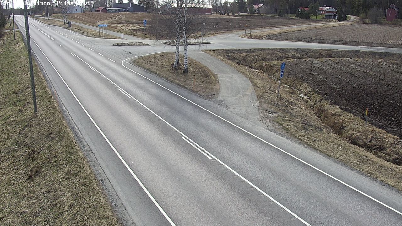 Weather Camera Image Road 86 Oulainen, Piipsjärvi, Oulainen, Pohjois-Pohjanmaa