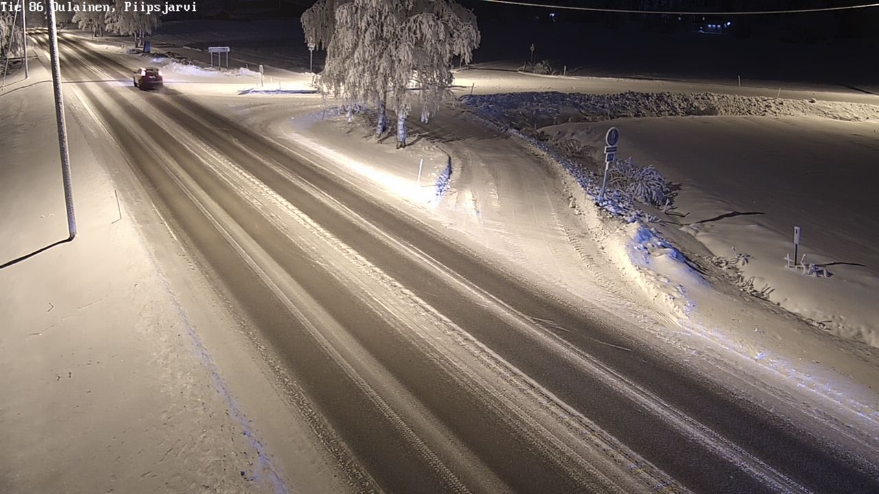 Weather Camera Image Road 86 Oulainen, Piipsjärvi, Oulainen, Pohjois-Pohjanmaa