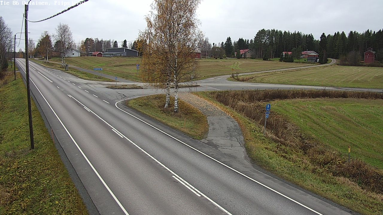 Kelikamerat Kuva Tie 86 Oulainen, Piipsjärvi, Oulainen, Pohjois-Pohjanmaa
