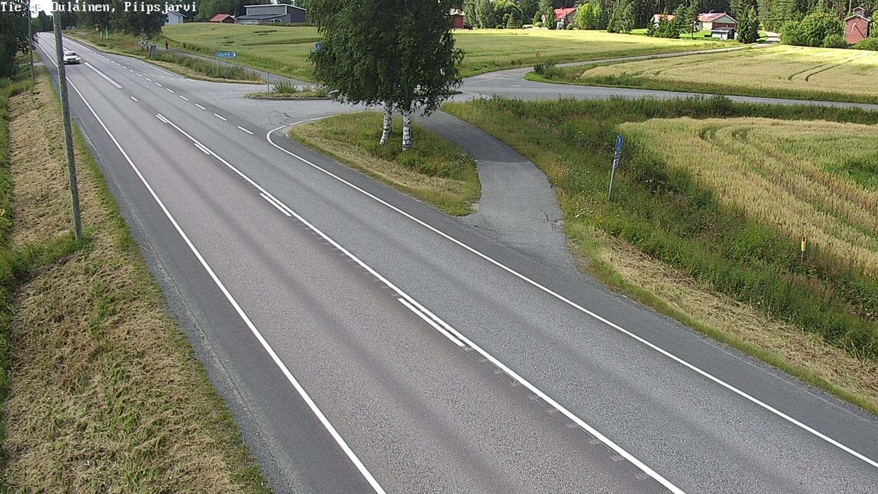 Kelikamerat Kuva Tie 86 Oulainen, Piipsjärvi, Oulainen, Pohjois-Pohjanmaa