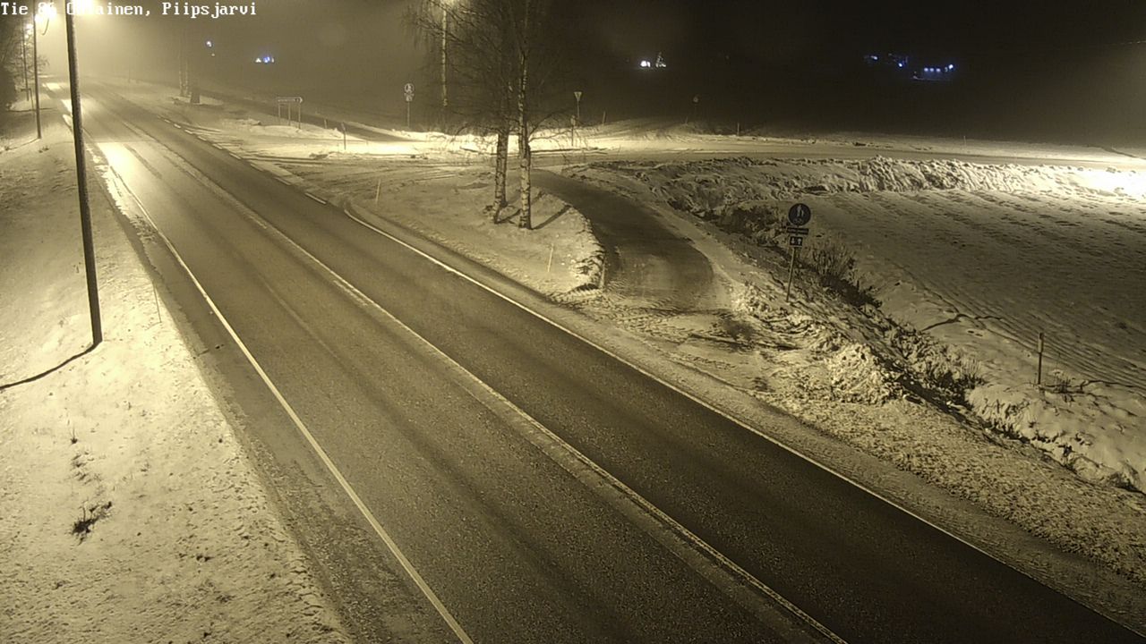 Weather Camera Image Road 86 Oulainen, Piipsjärvi, Oulainen, Pohjois-Pohjanmaa