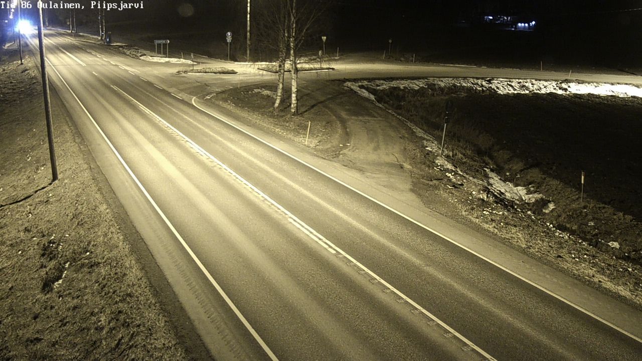 Kelikamerat Kuva Tie 86 Oulainen, Piipsjärvi, Oulainen, Pohjois-Pohjanmaa