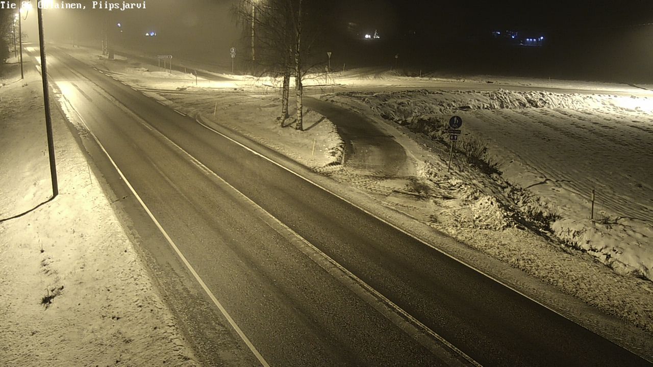 Weather Camera Image Road 86 Oulainen, Piipsjärvi, Oulainen, Pohjois-Pohjanmaa