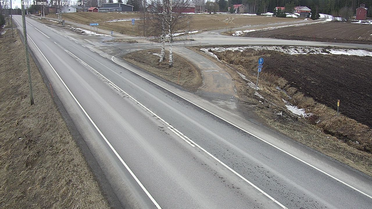 Weather Camera Image Road 86 Oulainen, Piipsjärvi, Oulainen, Pohjois-Pohjanmaa