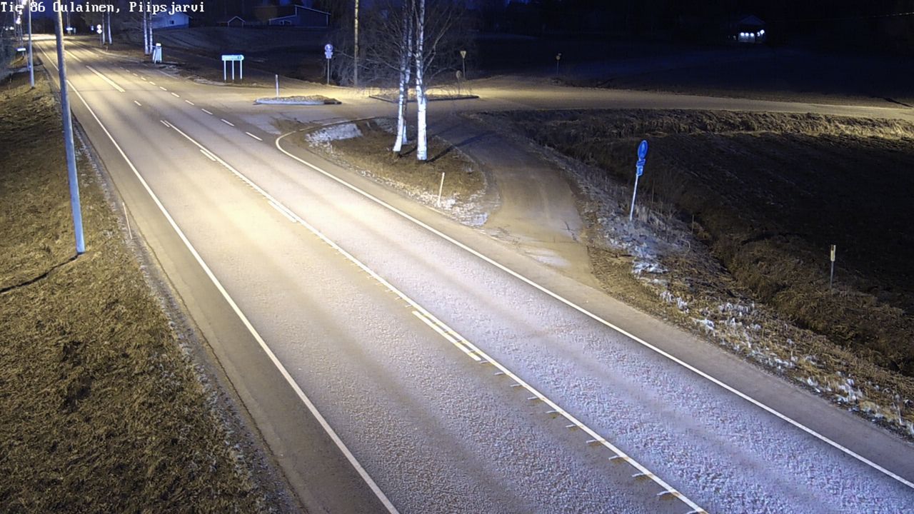 Weather Camera Image Road 86 Oulainen, Piipsjärvi, Oulainen, Pohjois-Pohjanmaa