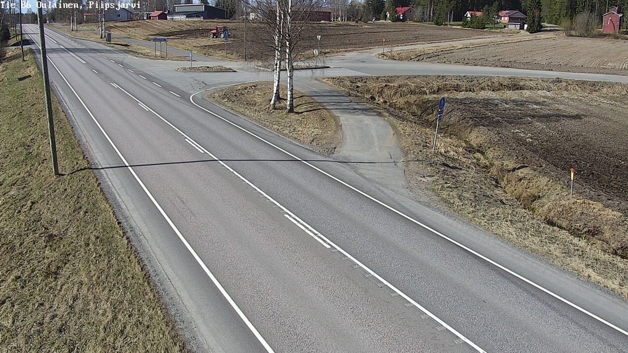 Kelikamerat Kuva Tie 86 Oulainen, Piipsjärvi, Oulainen, Pohjois-Pohjanmaa