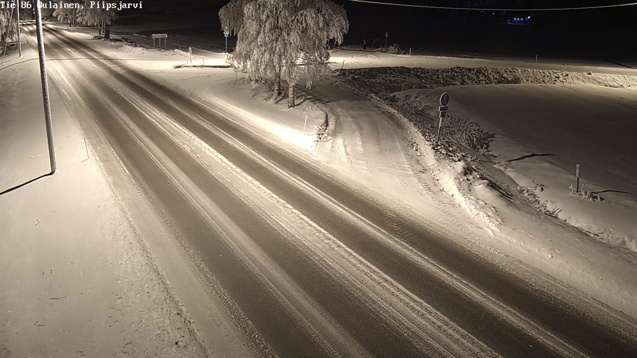 Kelikamerat Kuva Tie 86 Oulainen, Piipsjärvi, Oulainen, Pohjois-Pohjanmaa