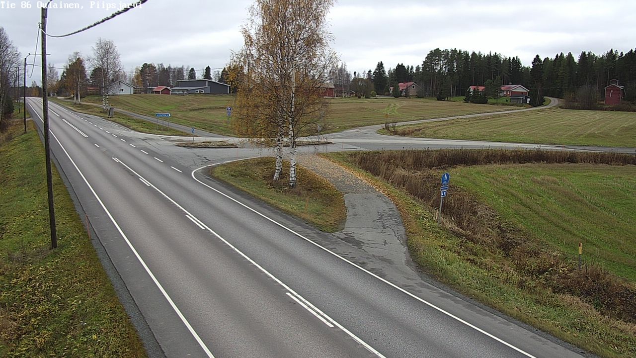 Kelikamerat Kuva Tie 86 Oulainen, Piipsjärvi, Oulainen, Pohjois-Pohjanmaa