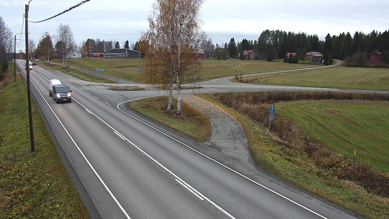 Kelikamerat Kuva Tie 86 Oulainen, Piipsjärvi, Oulainen, Pohjois-Pohjanmaa