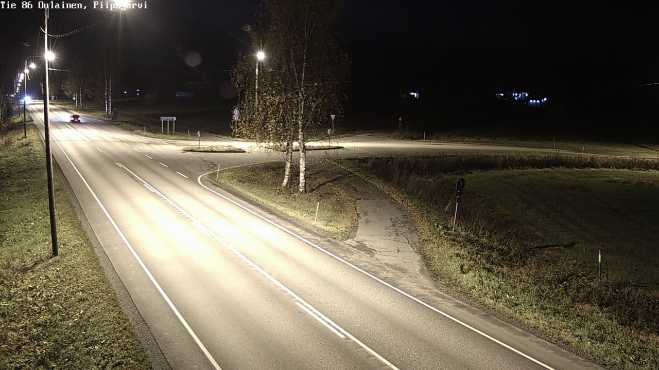 Kelikamerat Kuva Tie 86 Oulainen, Piipsjärvi, Oulainen, Pohjois-Pohjanmaa