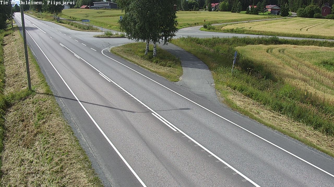 Weather Camera Image Road 86 Oulainen, Piipsjärvi, Oulainen, Pohjois-Pohjanmaa