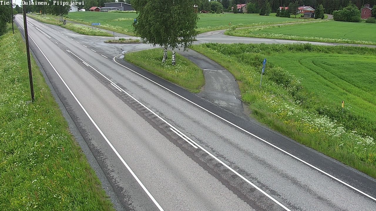 Kelikamerat Kuva Tie 86 Oulainen, Piipsjärvi, Oulainen, Pohjois-Pohjanmaa