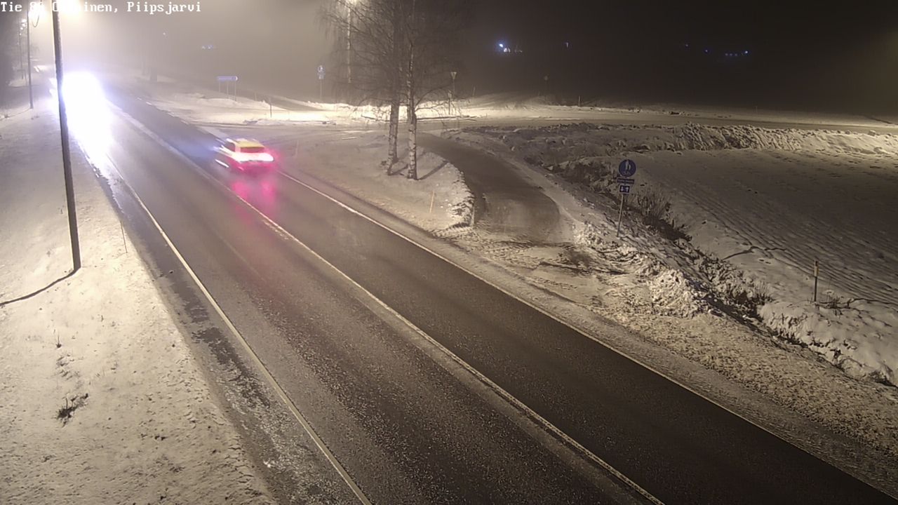 Weather Camera Image Road 86 Oulainen, Piipsjärvi, Oulainen, Pohjois-Pohjanmaa