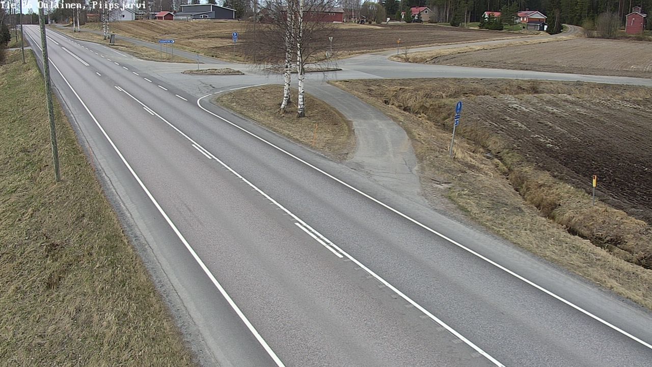 Kelikamerat Kuva Tie 86 Oulainen, Piipsjärvi, Oulainen, Pohjois-Pohjanmaa